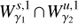 $ W_{\gamma_1}^{s,1} \cap W_{\gamma_2}^{u,1}\ $