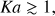 $ \begin{aligned} {{Ka}\gtrsim {1}}, \end{aligned} $