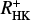 $R^{+}_{\rm HK}$