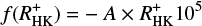 $$ \begin{eqnarray} \label{functional_form} f(R^{+}_{\rm HK}) = -~A \times R^{+}_{\rm HK}10^{5} \end{eqnarray} $$