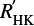 $R^{\prime}_{\rm HK}$