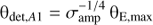 $$ {\mathrm\theta}_{\text{det,}A1}=\sigma_\text{amp}^{-1/4}{\mathrm\theta}_\text{E,max} $$