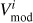 $ {V_{{\mathrm{mod}}}^{i} } $