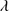 $ \lambda $
