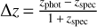 $ \Delta{z}\,{=}\,\frac{z_{\mathrm{phot}}\,{-}\,z_{\mathrm{spec}}}{1\,{+}\,z_{\mathrm{spec}}} $