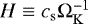 $H \equiv c_{\mathrm{s}} \mathrm{\Omega}_{\mathrm{K}}^{-1}$