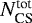 $N^{\textrm{tot}}_{\textrm{CS}}$