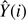 $ \hat{Y}(i) $
