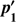 $ {\boldsymbol{p}} ^{\prime }_1 $
