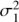 $$\sigma _1^2$$