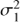 $$\sigma _1^2$$