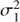 $$\sigma _1^2$$