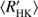 $$\langle R_{{\rm{HK}}}^\prime \rangle $$