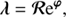 $$ \begin{aligned}&\boldsymbol{\lambda } = \boldsymbol{\mathcal{R} }\mathrm{e}^{\boldsymbol{\varphi }}, \end{aligned} $$
