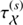 $ \tau_{{\mathcal{X}}}^{\left(s\right)} $