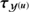 $ \boldsymbol{\tau}_{{\mathcal{Y}}^{\left(\boldsymbol{u}\right)}} $