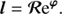 $$ \begin{aligned} \boldsymbol{l}&= \boldsymbol{\mathcal{R} }\mathrm{e}^{\boldsymbol{\varphi }} . \end{aligned} $$