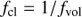 $$ \begin{aligned} f_{\rm cl} = 1/f_{\rm vol} \end{aligned} $$
