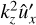 $ k_z^2 \hat u_x\prime $
