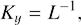 $$ \begin{aligned} K_y = L^{-1}, \end{aligned} $$