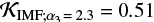 $ {{\mathcal{K}}}_{\rm IMF; \alpha_3\, =\, 2.3} = 0.51 $