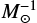 $ M_{\odot}^{-1} $
