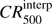 $ CR_{500}^{\mathrm{interp}} $