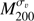 $ M_{200}^{{\sigma _\upsilon }}\ $