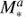 $ M^{a}_{*} $