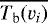 $\overline{T_{\mathrm{b}}(v_i)}$