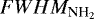 $FWHM_{\textrm{NH}_2}$