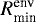 $R^{\textrm{env}}_{\textrm{min}}$