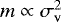 $m \propto \sigma_{\rm{v}}^2$