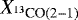 $X_{^{13}\textrm{CO}(2-1)}$