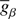 $ \overline{\mathit{g}}_{\beta} $