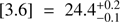 $ [3.6]=24.4^{+0.2}_{-0.1} $