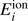 $ E_{i}^{\mathrm{ion}} $