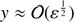 $ { y} \approx {\cal{O}}({\varepsilon}^{\frac{1}{2}}) $