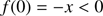 $$ \begin{aligned} f(0) = -x < 0 \end{aligned} $$