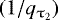 $(1/{q}_{\uptau_2})$