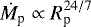 $\dot{M}_{\textrm{p}}\propto R_{\textrm{p}}^{24/7}$