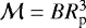 $\mathcal{M} = B R_{\textrm{p}}^3$