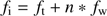 $$ \begin{aligned} f_{\rm i} = f_{\rm t} + n * f_{\rm w} \end{aligned} $$