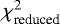 $\chi^{2}_{\textrm{reduced}}$