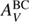 $ A_V^\text{BC} $