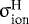$\upsigma^{\textrm{H}}_{\textrm{ion}}$