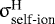 $\upsigma^{\textrm{H}}_{\textrm{self-ion}}$