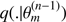 $ q(.|\theta _m^{(n - 1)}) $