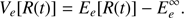 $$ \begin{aligned} V_{e}[R(t)] = E_e[ R(t) ]-E_e^{\infty }. \end{aligned} $$