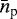 $\bar{n}_{\textrm{p}}$